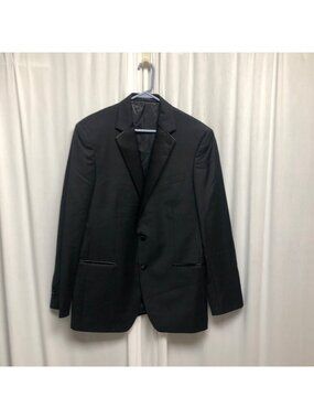 JoS A Bank Black Tailored Blazer Mens Size 42L Jacket 1905 Collection Tuxedo